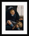 Girl with Puppy, c.1882-1883 by Jacques-Emile Blanche