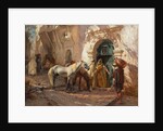 A Scene in Morocco by Frederick Arthur Bridgman