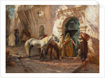 A Scene in Morocco by Frederick Arthur Bridgman