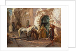 A Scene in Morocco by Frederick Arthur Bridgman