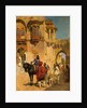 Departure for the Hunt in the Forecourt of a Palace of Jodhpore, c.1898-1900 by Edwin Lord Weeks