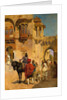 Departure for the Hunt in the Forecourt of a Palace of Jodhpore, c.1898-1900 by Edwin Lord Weeks