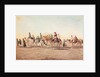 Our Caravan in the Desert by Jean Nicolas Henri de Chacaton