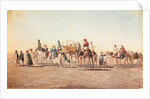 Our Caravan in the Desert by Jean Nicolas Henri de Chacaton