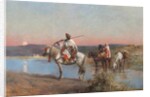 Fording a Stream by Edwin Lord Weeks