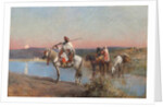Fording a Stream by Edwin Lord Weeks
