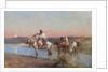 Fording a Stream by Edwin Lord Weeks