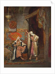 An Idle Conversation, 1872 by Arnold Corrodi