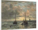 Return of the Fishing Fleet by Hendrik William Mesdag