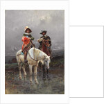 A Cavalier on a White Horse, 1890 by Cesare-Auguste Detti