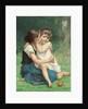 Sisterly Love, 1892 by François Alfred Delobbe