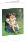 Sisterly Love, 1892 by François Alfred Delobbe
