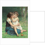 Sisterly Love, 1892 by François Alfred Delobbe