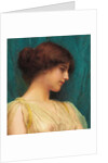 Study of a Girl's Head, 1899 by John William Godward