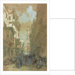 Mosque El Mooristan, Cairo, Egypt, 1838 by David Roberts