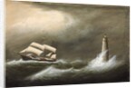 Ships Passing Minot's Light by Clement Drew