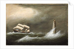 Ships Passing Minot's Light by Clement Drew