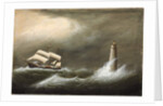 Ships Passing Minot's Light by Clement Drew