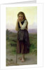 A Little Shepherdess, 1891 by William-Adolphe Bouguereau