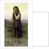 A Little Shepherdess, 1891 by William-Adolphe Bouguereau