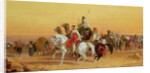 An Arab Caravan by John Frederick Herring Snr