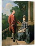 Portrait of a gentleman and his wife by Francis Wheatley