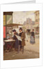 A Parisian Street Scene by Francesco Miralles Galaup