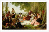 A Picnic, 1857 by Henry Nelson O'Neil