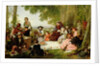 A Picnic, 1857 by Henry Nelson O'Neil