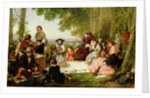 A Picnic, 1857 by Henry Nelson O'Neil