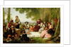 A Picnic, 1857 by Henry Nelson O'Neil