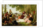 A Picnic, 1857 by Henry Nelson O'Neil