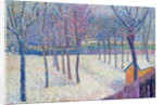 The Orchard under the Snow by Hippolyte Petitjean