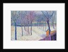 The Orchard under the Snow by Hippolyte Petitjean