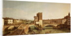 The Bridge at Delle Navi, Verona by Bernardo Bellotto
