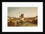 The Bridge at Delle Navi, Verona by Bernardo Bellotto