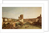The Bridge at Delle Navi, Verona by Bernardo Bellotto
