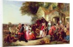 The Arrival of the Coach, 1850 by Thomas Falcon Marshall