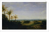 Brazilian Landscape with the Portuguese Residence, the Church and the Casa Granda, the River Varzea Beyond by Frans Jansz Post