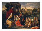 The Holy Family with the Infant St. John the Baptist and St. Elizabeth by Nicolas Poussin