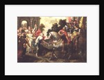Jephthah: Greeted by his Daughter at Mizpath by Erasmus II Quellinus