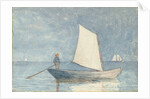 Sailing a Dory, 1880 by Winslow Homer