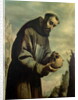 St. Francis in Meditation by Francisco de Zurbaran