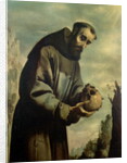 St. Francis in Meditation by Francisco de Zurbaran