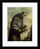 St. Francis in Meditation by Francisco de Zurbaran