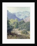 View of the San Gabriel Mountains by Guy Rose