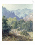 View of the San Gabriel Mountains by Guy Rose