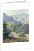 View of the San Gabriel Mountains by Guy Rose