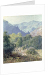 View of the San Gabriel Mountains by Guy Rose