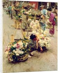 The Flower Market, Tokyo, 1892 by Robert Frederick Blum